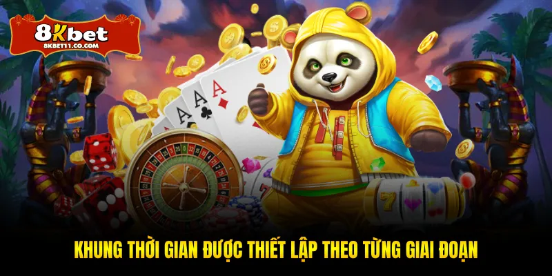 Khung thời gian được thiết lập theo từng giai đoạn