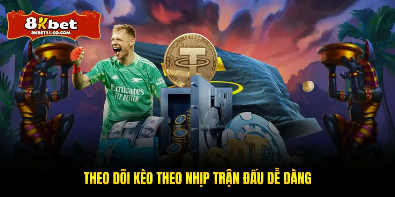 Theo dõi theo nhịp trận đấu dễ dàng